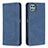 Funda de Cuero Cartera con Soporte Carcasa B15F para Samsung Galaxy F42 5G Azul