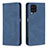 Funda de Cuero Cartera con Soporte Carcasa B15F para Samsung Galaxy M12 Azul