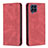 Funda de Cuero Cartera con Soporte Carcasa B15F para Samsung Galaxy M53 5G Rojo