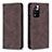 Funda de Cuero Cartera con Soporte Carcasa B15F para Xiaomi Mi 11i 5G (2022) Marron