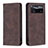 Funda de Cuero Cartera con Soporte Carcasa B15F para Xiaomi Poco X4 Pro 5G Marron