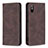 Funda de Cuero Cartera con Soporte Carcasa B15F para Xiaomi Redmi 9i Marron