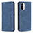 Funda de Cuero Cartera con Soporte Carcasa B15F para Xiaomi Redmi K40 Pro 5G Azul