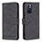 Funda de Cuero Cartera con Soporte Carcasa B15F para Xiaomi Redmi Note 11 5G Negro