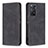 Funda de Cuero Cartera con Soporte Carcasa B15F para Xiaomi Redmi Note 11 Pro 4G Negro