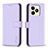 Funda de Cuero Cartera con Soporte Carcasa B16F para Realme C51 Purpura Claro