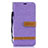 Funda de Cuero Cartera con Soporte Carcasa B16F para Samsung Galaxy A10 Purpura Claro