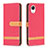 Funda de Cuero Cartera con Soporte Carcasa B16F para Samsung Galaxy A23e 5G Rojo