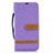 Funda de Cuero Cartera con Soporte Carcasa B16F para Samsung Galaxy A50 Purpura Claro