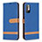 Funda de Cuero Cartera con Soporte Carcasa B16F para Xiaomi Redmi Note 11 SE 5G Azul