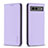 Funda de Cuero Cartera con Soporte Carcasa B17F para Google Pixel 7a 5G Purpura Claro