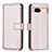 Funda de Cuero Cartera con Soporte Carcasa B17F para Google Pixel 8a 5G Oro Rosa