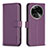 Funda de Cuero Cartera con Soporte Carcasa B17F para Oppo Find X6 5G Morado