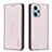 Funda de Cuero Cartera con Soporte Carcasa B17F para Xiaomi Redmi Note 12 Turbo 5G Oro Rosa