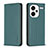 Funda de Cuero Cartera con Soporte Carcasa B17F para Xiaomi Redmi Note 13 Pro+ Plus 5G Verde