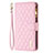 Funda de Cuero Cartera con Soporte Carcasa B18F para Oppo A2 5G Oro Rosa