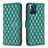 Funda de Cuero Cartera con Soporte Carcasa B19F para Motorola Moto G Play (2023) Verde