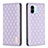 Funda de Cuero Cartera con Soporte Carcasa B19F para Xiaomi Redmi A2 Plus Morado