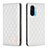 Funda de Cuero Cartera con Soporte Carcasa B19F para Xiaomi Redmi K40 Pro 5G Blanco