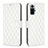 Funda de Cuero Cartera con Soporte Carcasa B19F para Xiaomi Redmi Note 10 Pro 4G Blanco