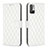 Funda de Cuero Cartera con Soporte Carcasa B19F para Xiaomi Redmi Note 10T 5G Blanco