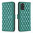 Funda de Cuero Cartera con Soporte Carcasa B19F para Xiaomi Redmi Note 11 4G (2022) Verde