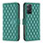 Funda de Cuero Cartera con Soporte Carcasa B19F para Xiaomi Redmi Note 11 Pro 4G Verde