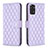 Funda de Cuero Cartera con Soporte Carcasa B19F para Xiaomi Redmi Note 11S 4G Morado