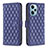 Funda de Cuero Cartera con Soporte Carcasa B19F para Xiaomi Redmi Note 12 Turbo 5G Azul