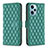 Funda de Cuero Cartera con Soporte Carcasa B19F para Xiaomi Redmi Note 12 Turbo 5G Verde