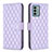 Funda de Cuero Cartera con Soporte Carcasa B20F para Nokia G22 Morado