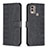 Funda de Cuero Cartera con Soporte Carcasa B21F para Nokia C22 Negro