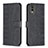 Funda de Cuero Cartera con Soporte Carcasa B21F para Nokia C32 Negro