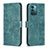 Funda de Cuero Cartera con Soporte Carcasa B21F para Nokia G11 Verde