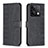 Funda de Cuero Cartera con Soporte Carcasa B21F para Xiaomi Redmi Note 13 5G Negro