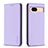 Funda de Cuero Cartera con Soporte Carcasa B23F para Google Pixel 8a 5G Purpura Claro