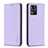 Funda de Cuero Cartera con Soporte Carcasa B23F para Motorola Moto E13 Purpura Claro