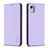 Funda de Cuero Cartera con Soporte Carcasa B23F para Nokia C12 Plus Purpura Claro