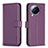 Funda de Cuero Cartera con Soporte Carcasa B23F para Xiaomi Civi 3 5G Morado