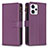 Funda de Cuero Cartera con Soporte Carcasa B25F para Motorola Moto G13 Morado