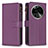 Funda de Cuero Cartera con Soporte Carcasa B25F para Oppo Find X6 Pro 5G Morado