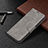 Funda de Cuero Cartera con Soporte Carcasa BF1 para Xiaomi Redmi Note 10 Pro 4G Gris