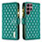 Funda de Cuero Cartera con Soporte Carcasa BF2 para Samsung Galaxy S23 Ultra 5G Verde