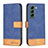 Funda de Cuero Cartera con Soporte Carcasa BF2 para Samsung Galaxy S24 Plus 5G Azul