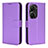 Funda de Cuero Cartera con Soporte Carcasa BY1 para Asus ZenFone 10 Morado