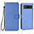 Funda de Cuero Cartera con Soporte Carcasa BY1 para Google Pixel 6a 5G Azul