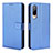 Funda de Cuero Cartera con Soporte Carcasa BY1 para HTC Desire 22 Pro 5G Azul