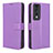 Funda de Cuero Cartera con Soporte Carcasa BY1 para Huawei Honor 80 GT 5G Morado