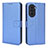 Funda de Cuero Cartera con Soporte Carcasa BY1 para Huawei Nova 10 Azul