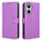 Funda de Cuero Cartera con Soporte Carcasa BY1 para Huawei Nova 10 SE Morado